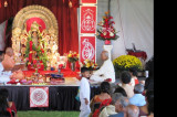 Sri Durga Puja at Vedanta Society of Greater Houston Brings in Devotees Despite the Rain