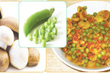 Mama’s Punjabi Recipes: Khumban Te Mutter di Turri (Mushroom & Peas Curry)