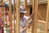 First Lady Cecilia Abbott Visits Houston Habitat for Humanity Women Build