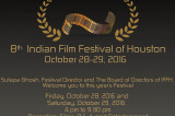 Schedule for 8th Indian Film Festival of Houston