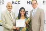 FIS Presents Mentorship Certificate to HCC Graduate from Telangana