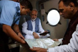 PM Modi conducts aerial survey, takes stock of situation in flood-hit Gujarat