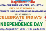India’s 71st Independence Day on August 20