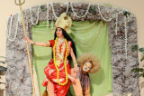 Durga Puja Illuminates with Kusum Sharma as Goddess Durga in the Mahishasur Mardini Show