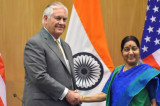 Protect India’s interests on H-1B visa issue: Swaraj to Tillerson