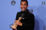 Aziz Ansari becomes first Asian to win Golden Globe on a night Oprah lights up speculation on White House 2020