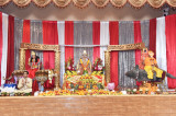 Chants of Jai Mata Di Resonate Sri Radha Krishna Temple in Houston
