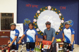 Nitin Sonawane Stops in Houston During his World Bicycle Tour