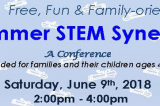 Summer STEM Synergy – A Family-oriented Free Event to Stimulate Young Minds for a STEM Future