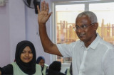 Maldives’ opposition presidential candidate Ibrahim Mohamed Solih claims victory