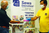 IITAGH Covid-19 Donation Goes to Sewa International
