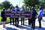 A Year Later, County Honors its Fallen Hero Dhaliwal with Tollway Dedication