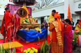 Houston Hindus Brave Chill to Celebrate Ram Mandir Prana Pratishtha
