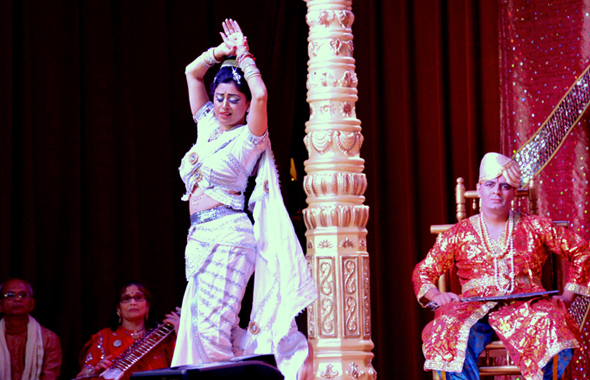 Kusum Sharma in the title role of Amarpali from the drama of the same name.