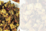 Mama’s Punjabi Recipes  –  Aaloo Methi (Sauteed Potatoes & Fenugreek)
