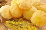 Mama’s Punjabi Recipes: Puri Aloo  (Puffed Small Fried Bread & Curried Potatoes)