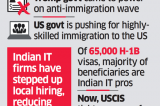 Trump government makes H-1B visa approval tougher, Indian IT firms to be hit Trump government makes H-1B visa approval tougher, Indian IT firms to be hit