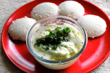 Mama’s Punjabi Recipes: Idli aur Nariyal Chutney  (South Indian Rice Cakes & Coconut Chutney)