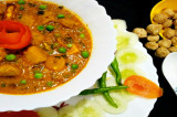 Mama’s Punjabi Recipes: Soyabean di Wadiyan te Mutter di Turri  (Soyabean Dumpling & Peas Curry)