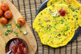 Mama’s Punjabi Recipes: Besan aur Olive Oil Pooda (Chickpea Flour & Olive Oil Pancakes) Mama’s Punjabi Recipes: Besan aur Olive Oil Pooda (Chickpea Flour & Olive Oil Pancakes)