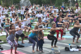 Over 500 Yoga Practitioners at the 4th International Day of Yoga