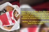 This Mumbai resident collected uneaten food from a flight to feed the needy This Mumbai resident collected uneaten food from a flight to feed the needy
