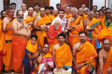 MAHA RUDRAM: A Sea of Orange, A Sea of Bhakti! MAHA RUDRAM: A Sea of Orange, A Sea of Bhakti!