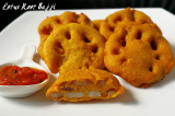 Mama’s Punjabi Recipes- Bhaen De Pakore  (FRIED LOTUS ROOT FRITTERS)
