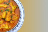Mama’s Punjabi Recipes: Arbi te Wadi di Turri  (EDDOE ROOT & LENTIL DUMPLING CURRY)
