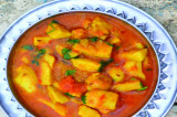 Mama’s Punjabi Recipes: Arbi te Wadi di Turri (Eddoe Root & Lentil Dumpling Curry)