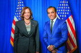 Navroz Prasla, Chairman of NTV America, Meets VP Kamala Harris at Annual JJ Reception in Texas