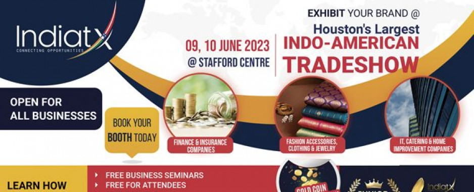 IndiaTX Announces Overwhelming Response to Indo-American Trade Show at Stafford Centre