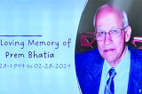Arya Samaj Greater Houston’s Tribute to Prem Bhatia, An Exuberant Person