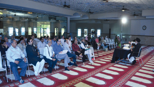  Audience enjoying Urdu Ka Safar workshop.Photos: Hassan Studio