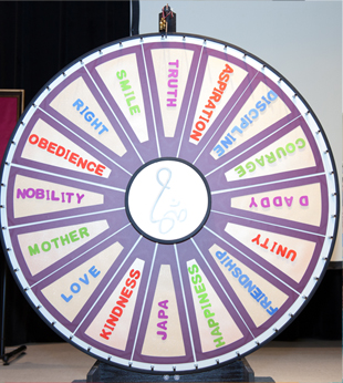“Wheel of Values” - an inaugural activity to celebrate the Chinmaya Birth Centenary celebrations.