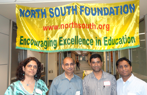 The coordinators of the Houston chapter NSF event, held at the Lone Star College on April 27.