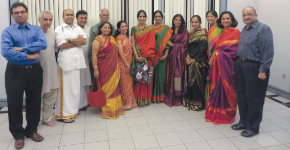 Ranjani-Gayathri with Classical Arts Board members