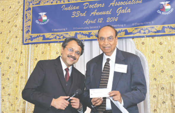 $10,000 donation to The Indian Doctors Charity Clinic 