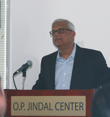 Pradeep Anand during his talk