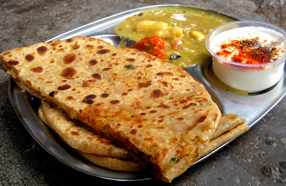 Image result for aloo paratha