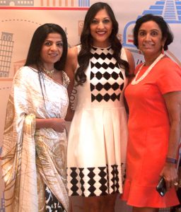 Gala Co-chairs: from left: Farida Abjani, Sippi Khurana, and Annu Naik.