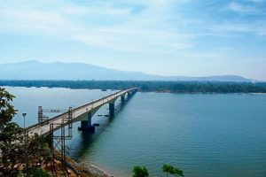 The Dhola-Sadiya bridge over the Brahmaputra river in Assam can withstand the weight of a 60-tonne battle tank Photo: Wikimedia Commons