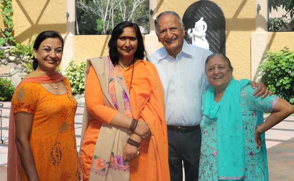 From left: Rohini Gupta, Didi Ma, Braham Aggarwal, and Krishna Aggarwal.