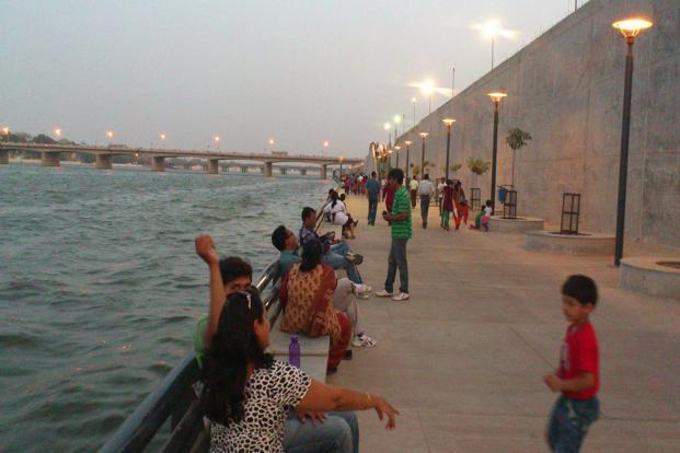 The Sabarmati Riverfront in Ahmedabad. Ahmedabad’s journey towards attaining a the world heritage tag city began in 1984. Photo: Manjil Purohit/Wikimedia Commons