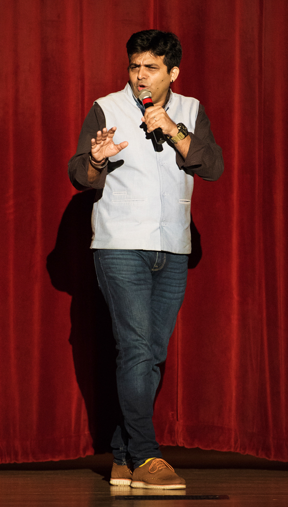Amit Tandon at the Old Stafford Civic Center on Friday, September 22