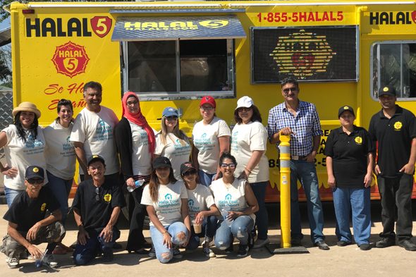 Katy Wellness Center and Family Physicians at the Canyon Gate community in Cinco Ranch, coordinating efforts with the food truck Halal 5