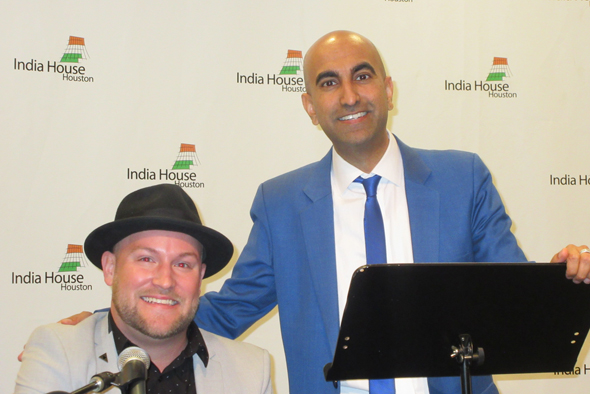 Raj Satyal performed his comedy routine during the Houston stop on his 17-city Taking a Stand tour. Satyal was accompanied by singer/songwriter Taylor Anderson.