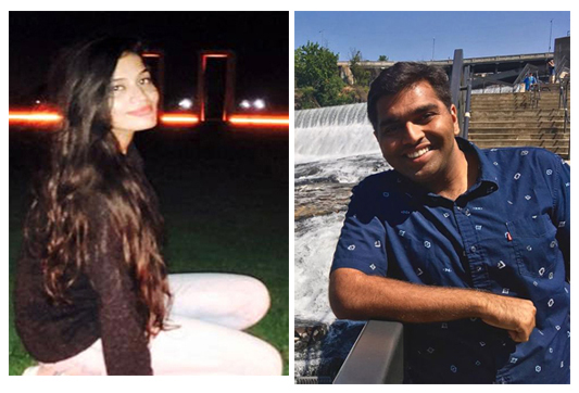 Shalini Singh, 25, and Nikhil Bhatia, 24, were victims of a drowning accident in the choppy waters of Lake Bryan as Hurricane Harvey was passing over the College Station area.