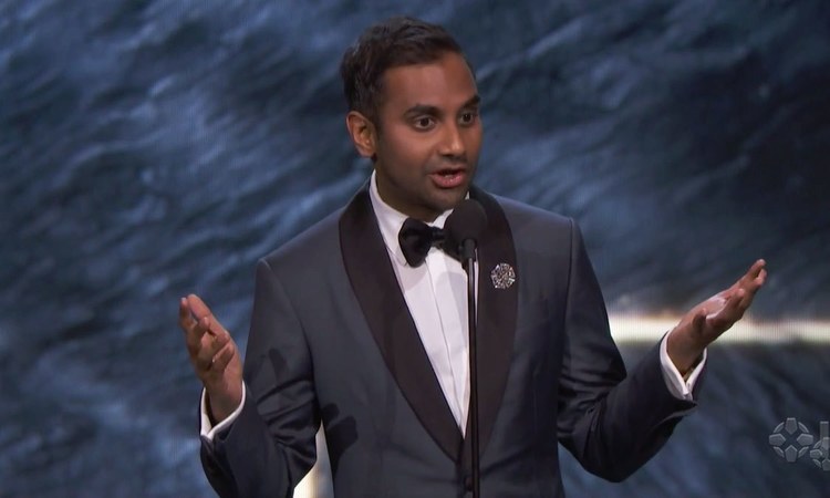 American actor and comedian Aziz Ansari was honoured with the Charlie Chaplin Britannia Award for Excellence in Comedy at the 2017 British Academy of Film and Television Arts (BAFTA) awards held in Los Angeles Friday.