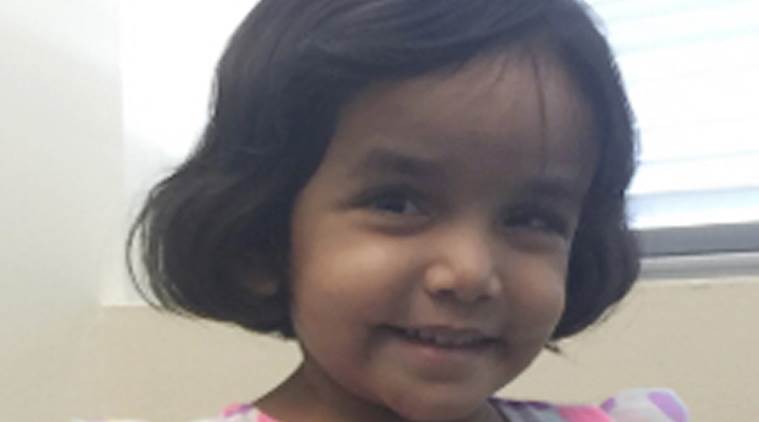 This undated photo provided by the Richardson Texas Police Department shows 3-year-old Sherin Mathews. (AP)